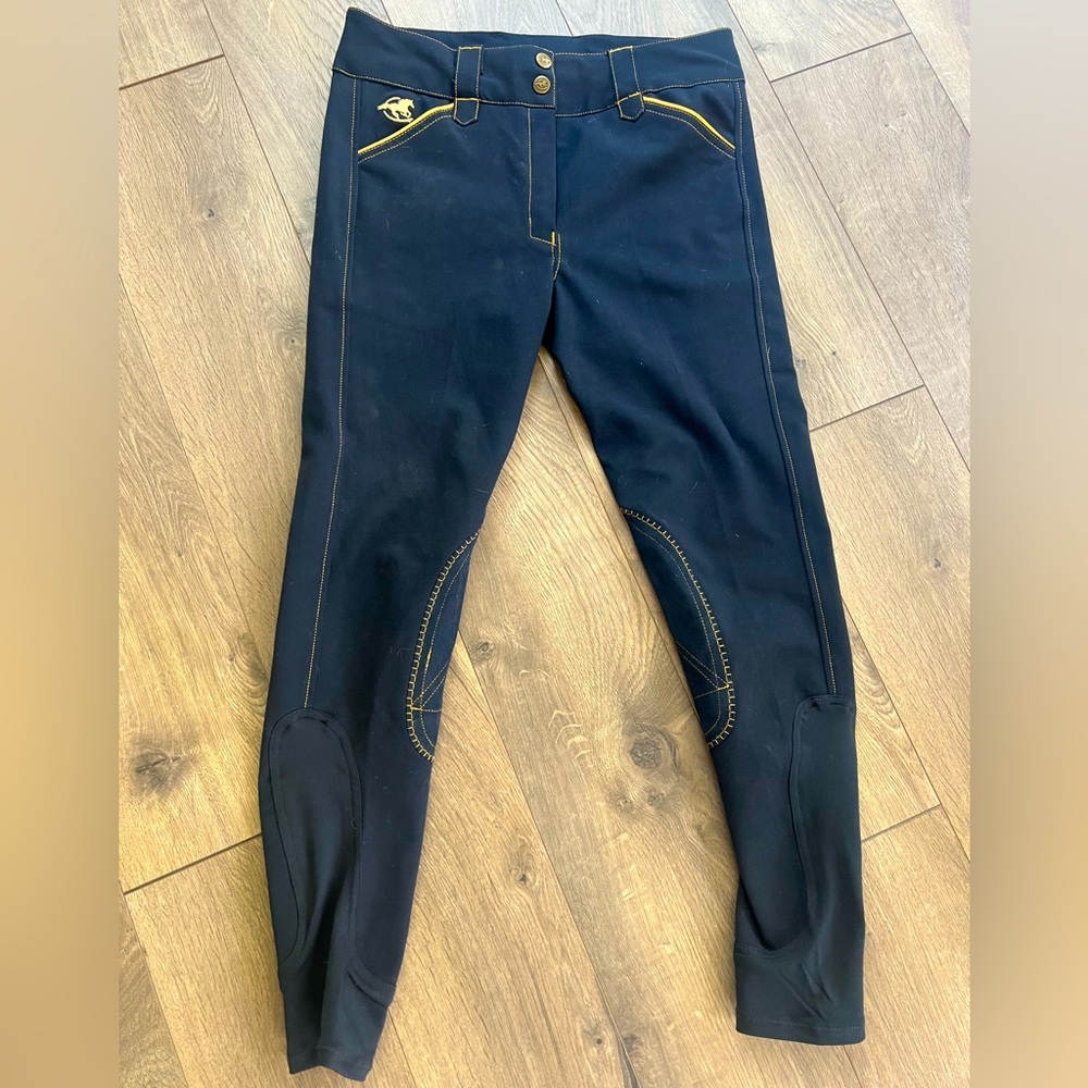 Piper Low-Rise Knee-Patch Breeches